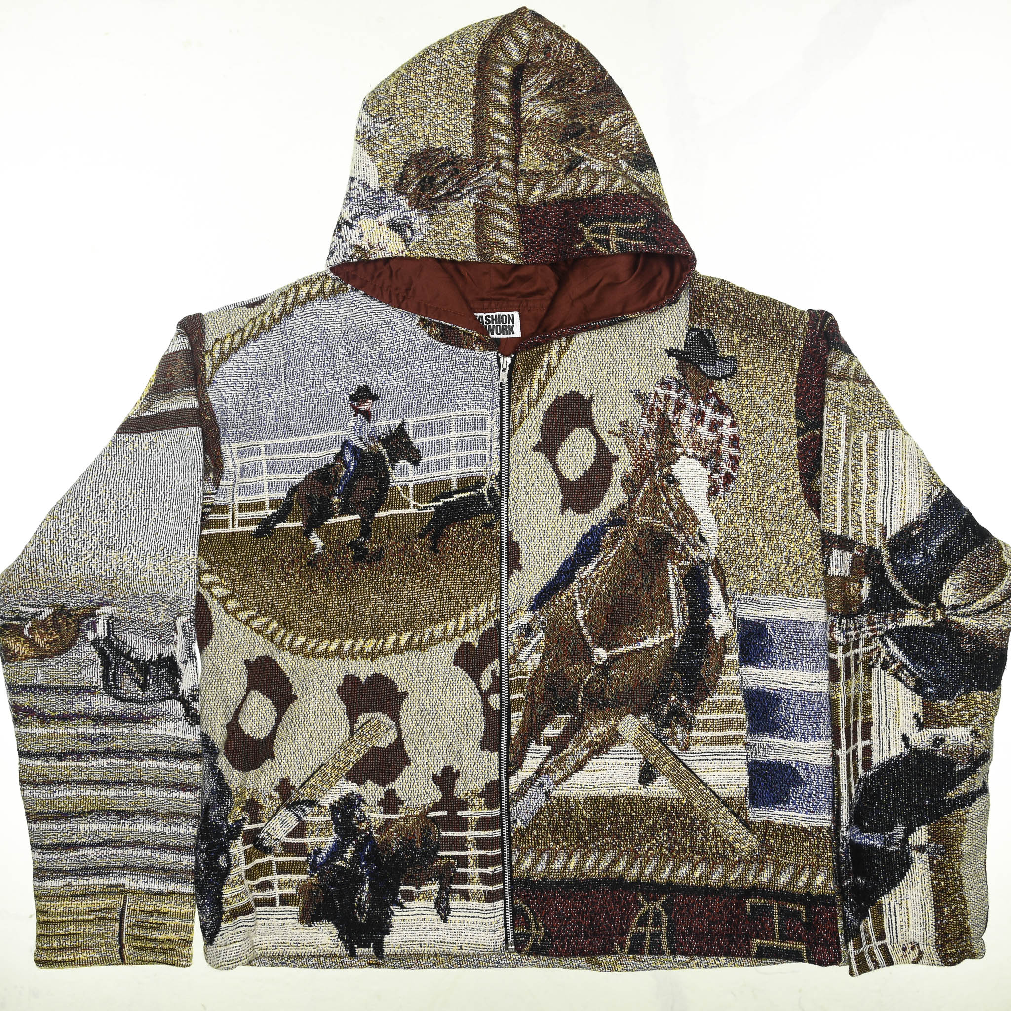 Zip Through Double Tapestry