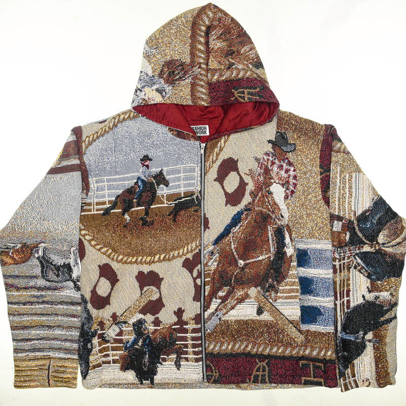 Zip Through Double Tapestry