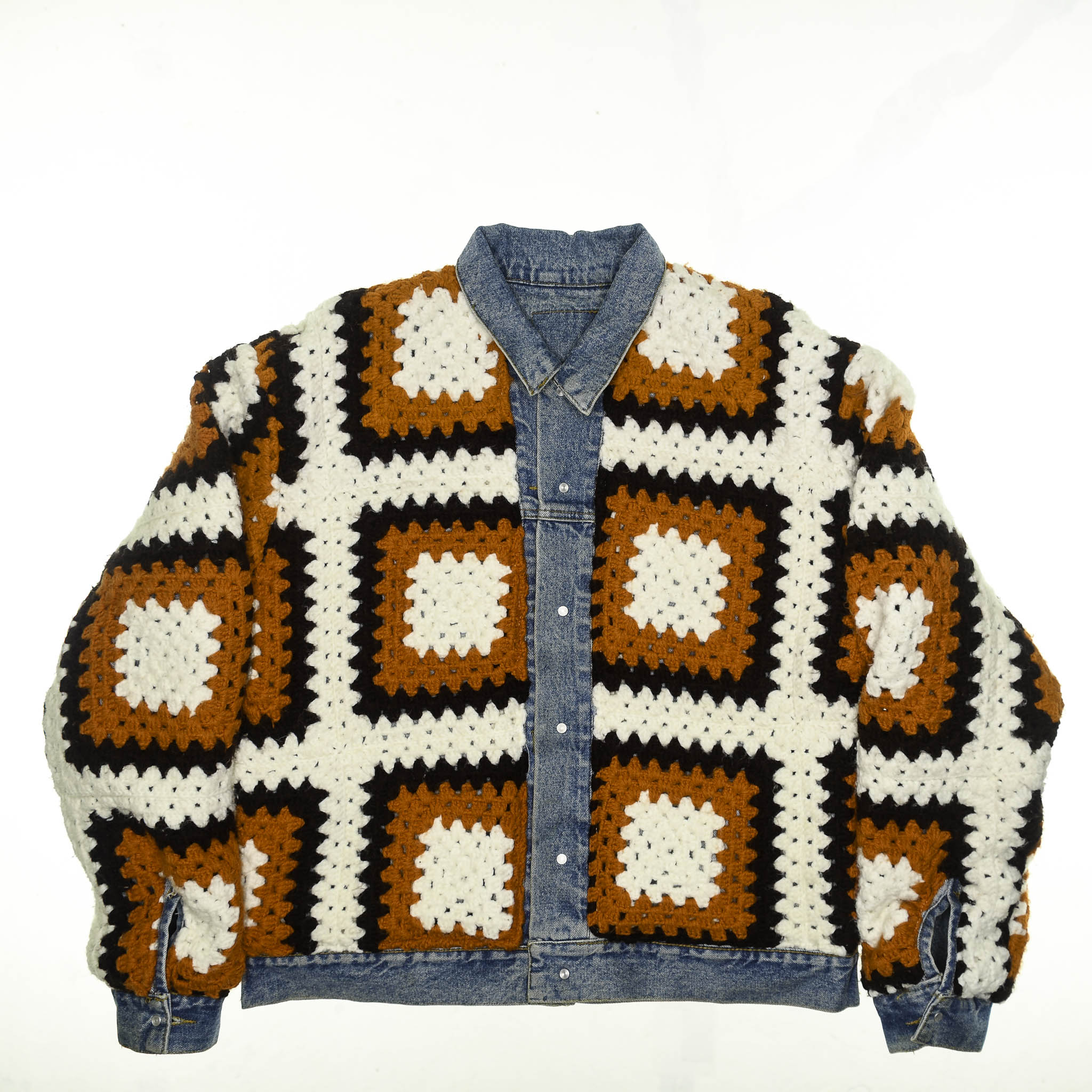 Crochet Jean Jacket