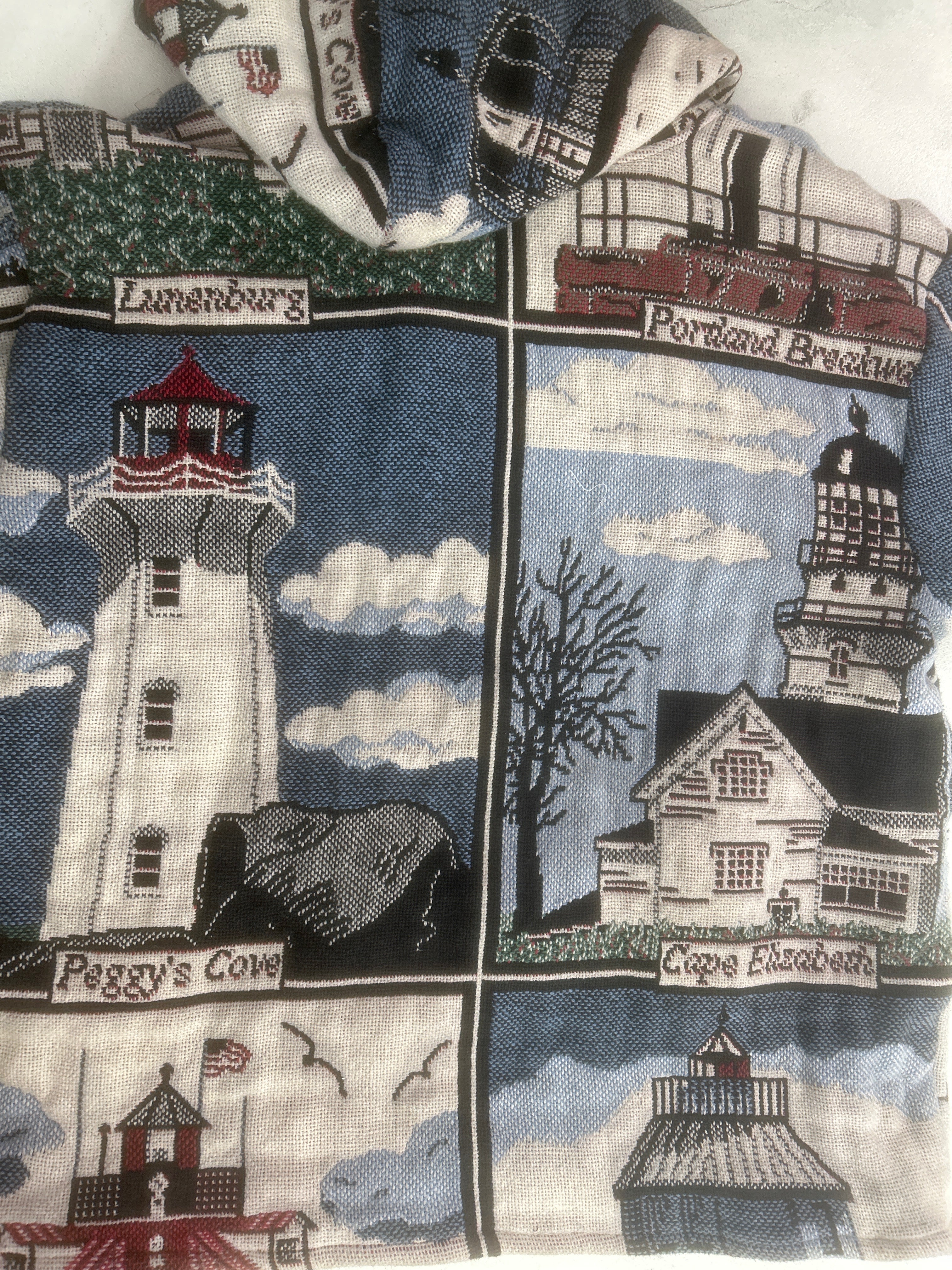 Lighthouse Double Sided Tapestry Zip Through