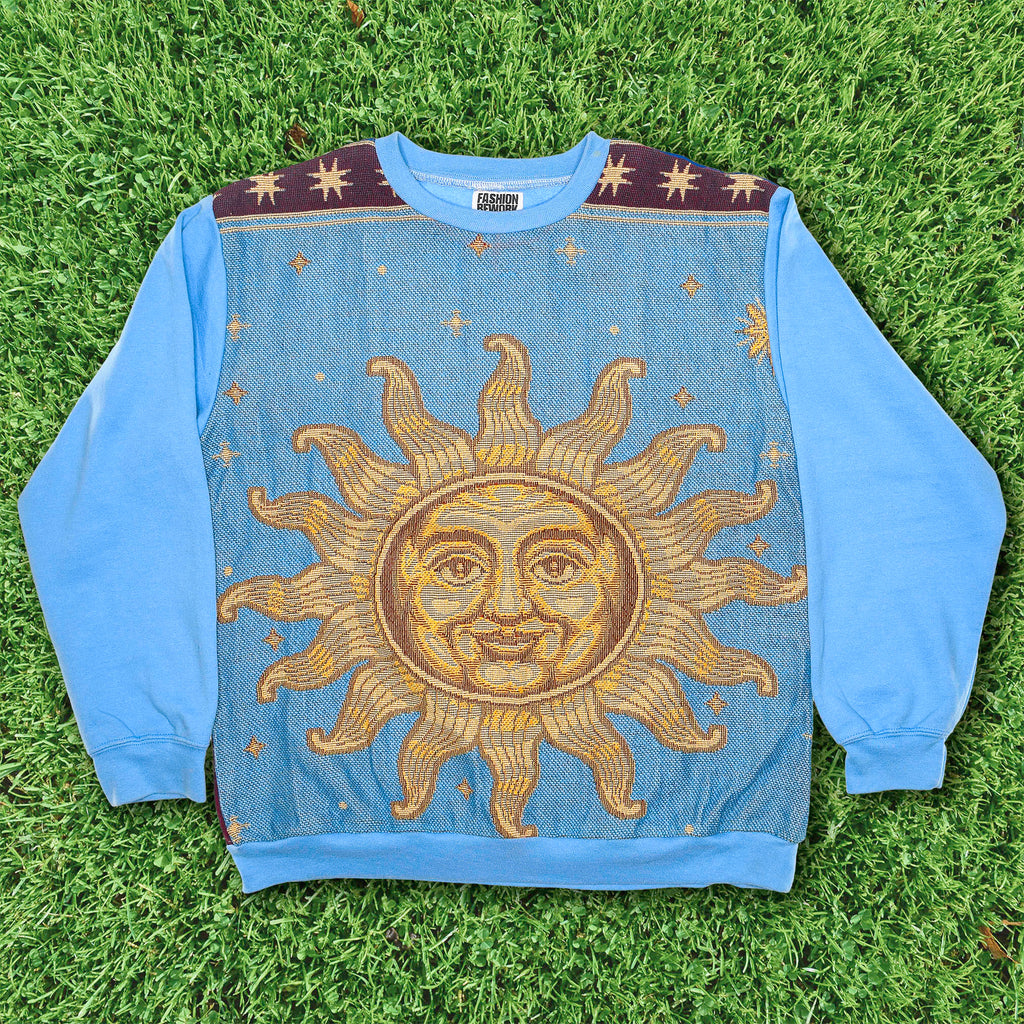 Celestial Sun Tapestry Panel Pullover