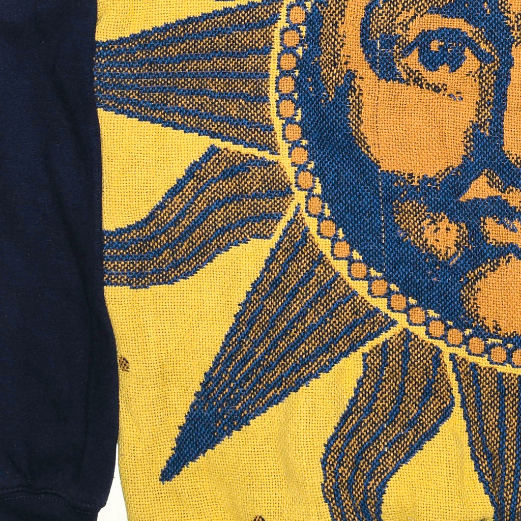 Golden Celestial Sun Tapestry Panel Pullover