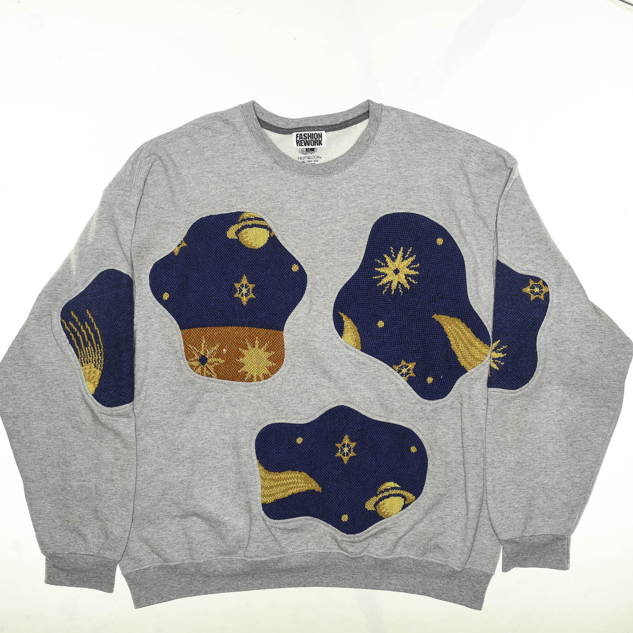Celestial Solar System Amoeba Tapestry Pullover
