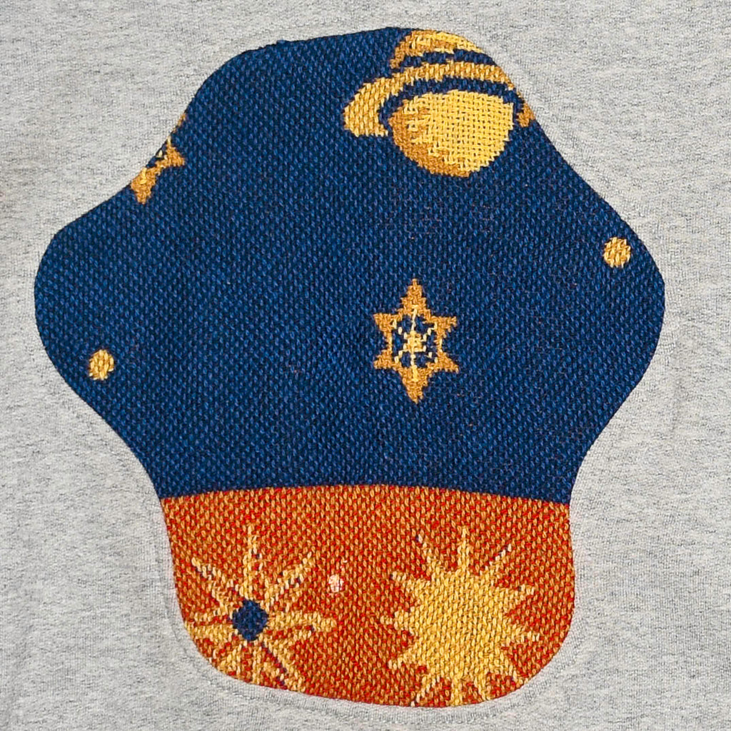 Celestial Solar System Amoeba Tapestry Pullover