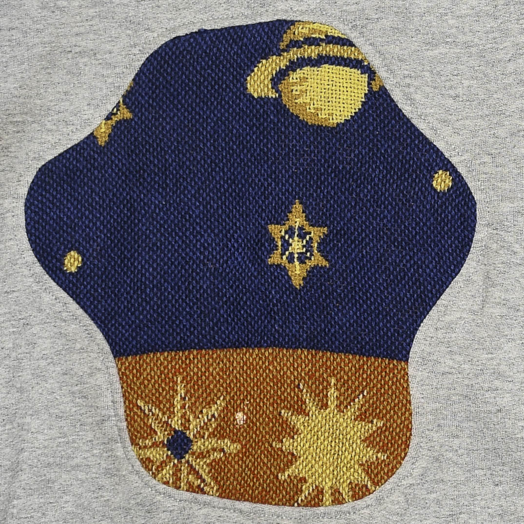 Celestial Solar System Amoeba Tapestry Pullover