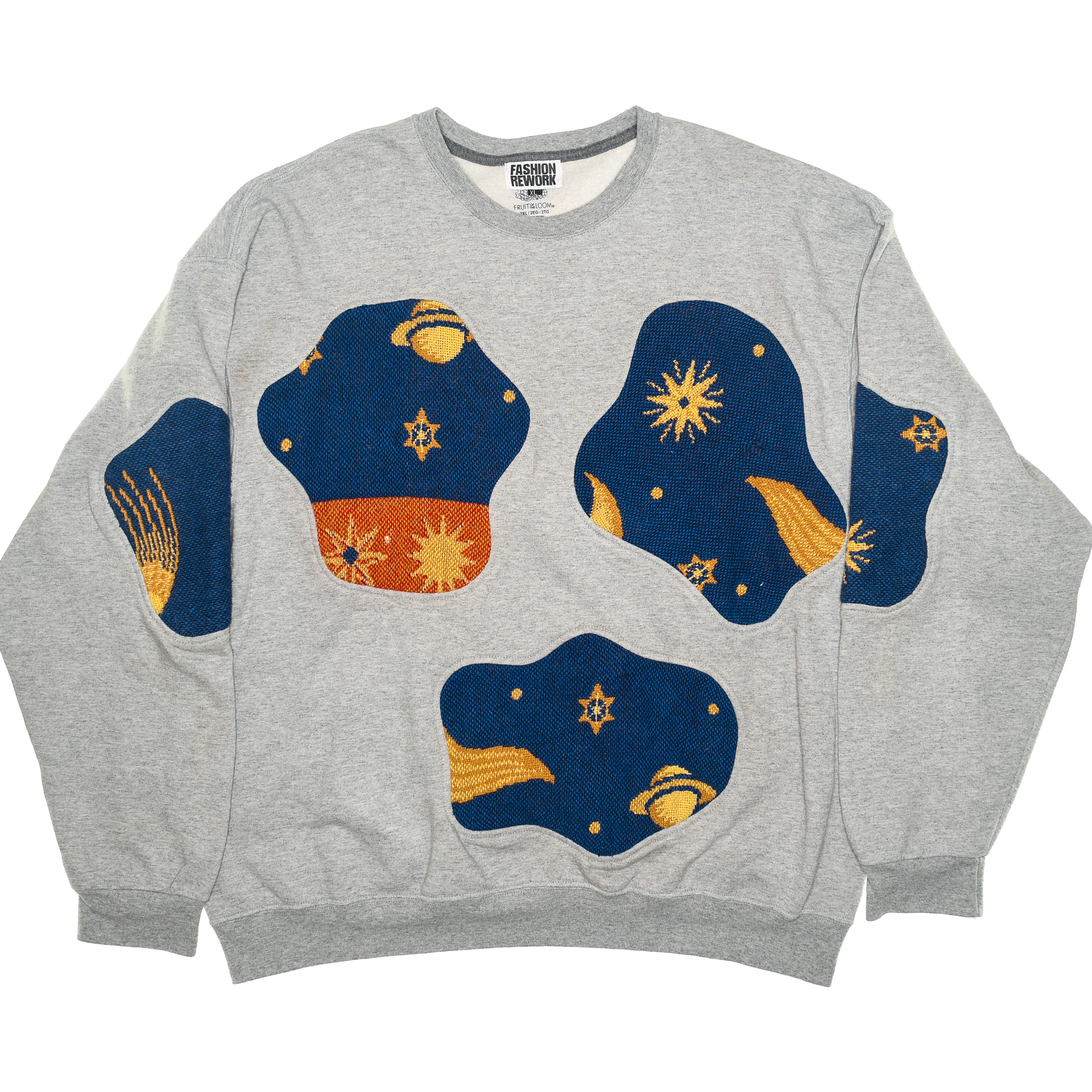 Celestial Solar System Amoeba Tapestry Pullover