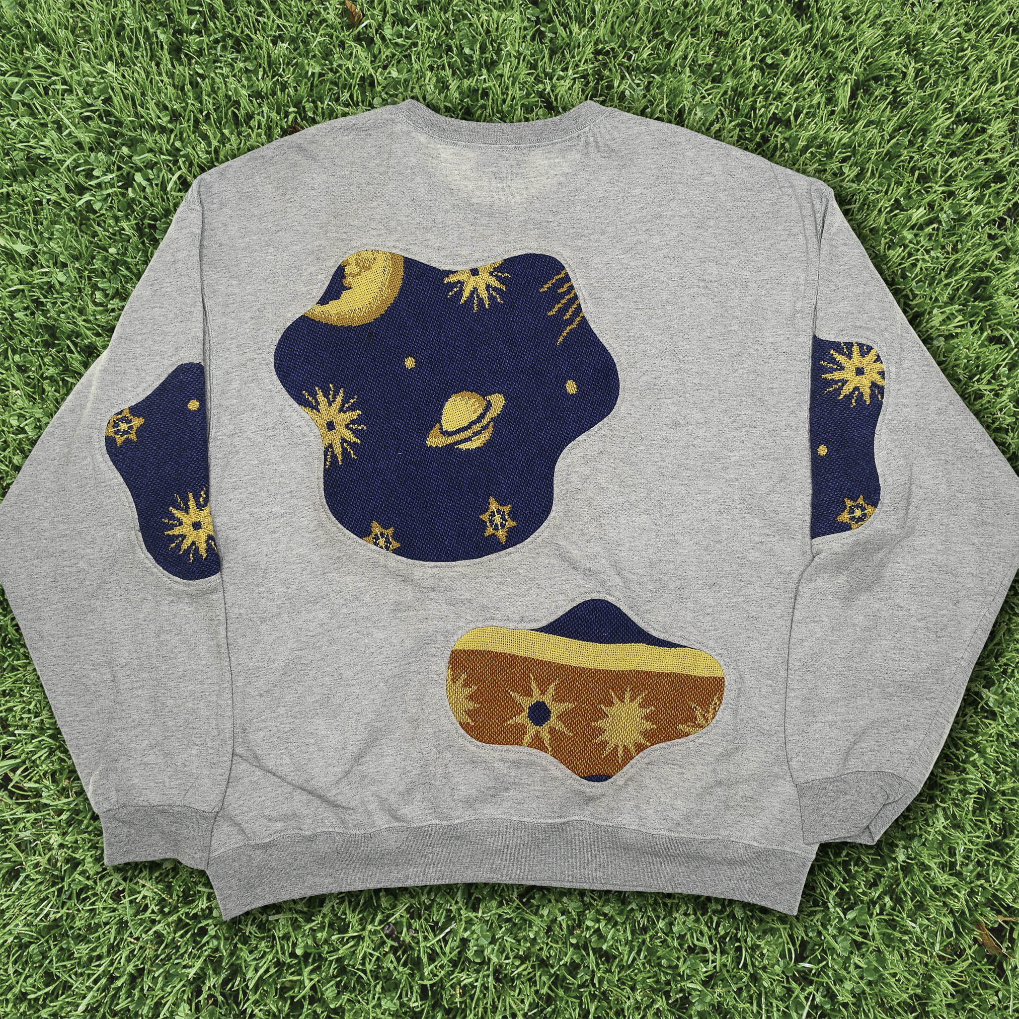 Celestial Solar System Amoeba Tapestry Pullover