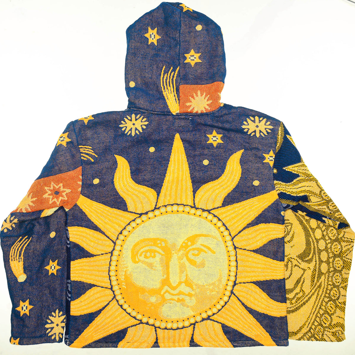 Celestial Sun, Moon, & Stars Double Tapestry Zip Through