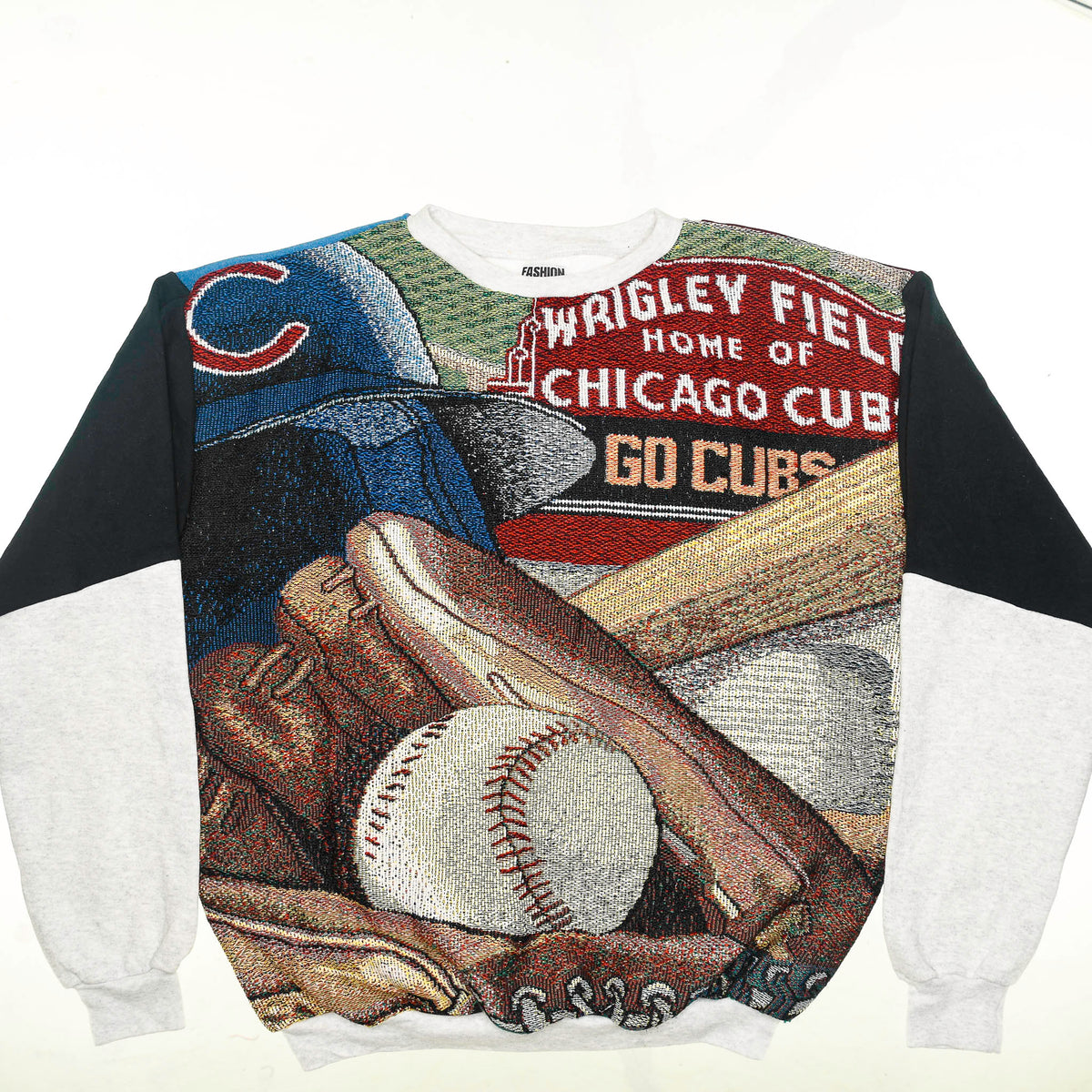 Chicago Cubs Full Tapestry Panel Pullover