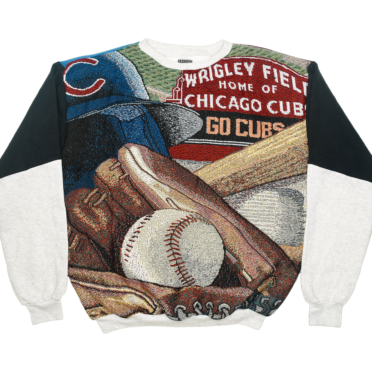 Chicago Cubs Full Tapestry Panel Pullover