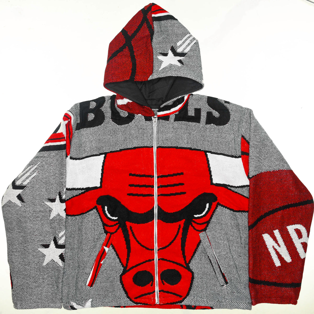 Chicago Bulls Double Tapestry Zip Through