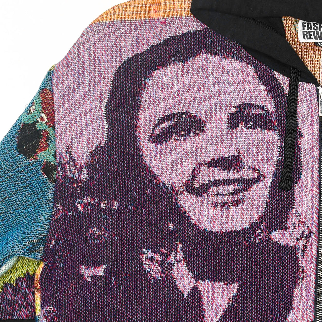 The Wizard of Oz Patchwork Tapestry Zip Up Hoodie