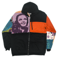 The Wizard of Oz Dorthy Toto Patchwork Tapestry Zip Up Hoodie