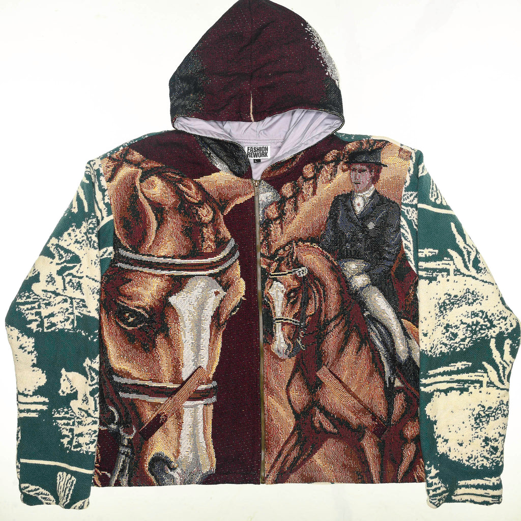 Horse Full Tapestry Zip Up