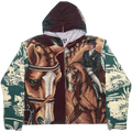 Horse Double Tapestry Zip Through