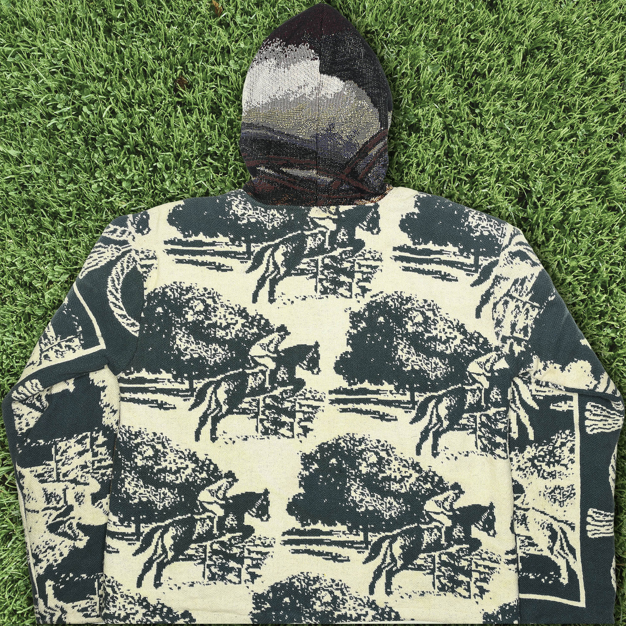 Horse Full Tapestry Zip Up