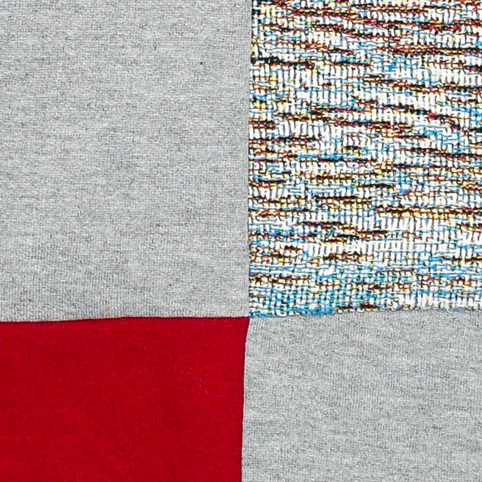 Elephant Patchwork Tapestry Zip Up Hoodie