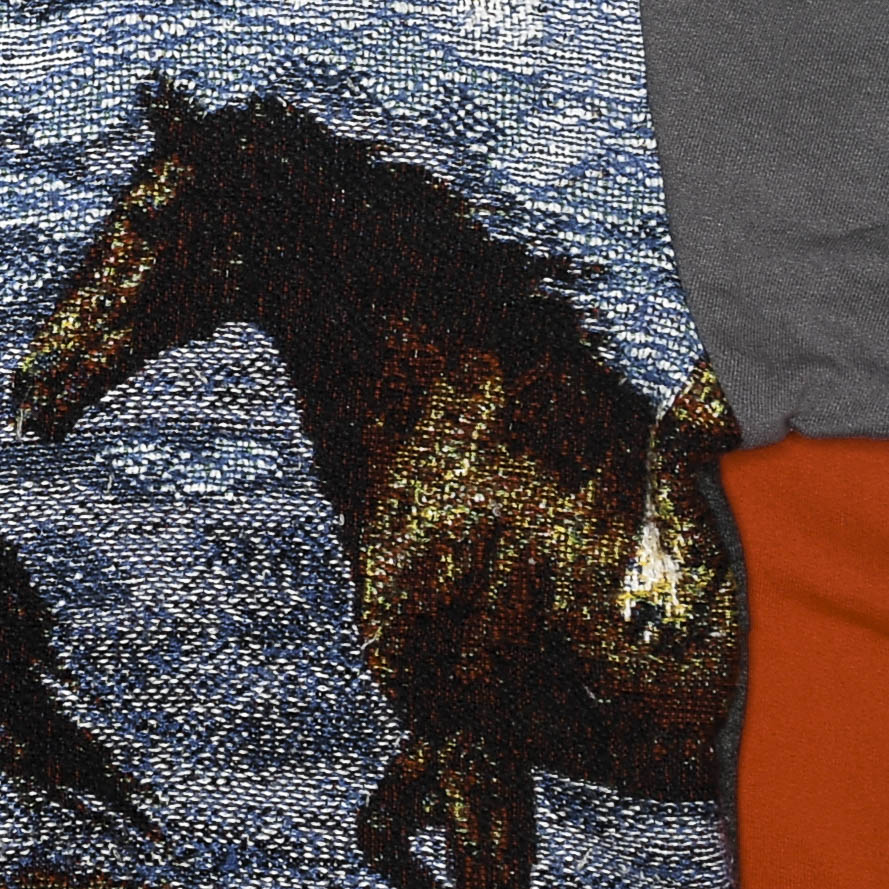 Horse Landscape Tapestry Panel Pullover