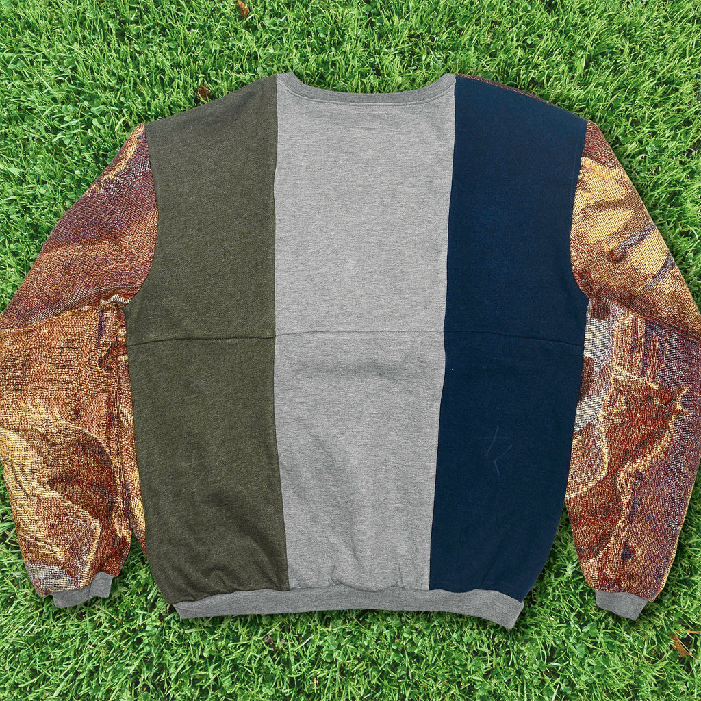 Sunset & Wild Horses Tapestry Panel Pullover