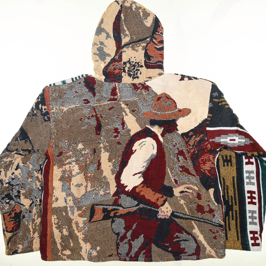 Southwest Cowboy Double Tapestry Zip Through