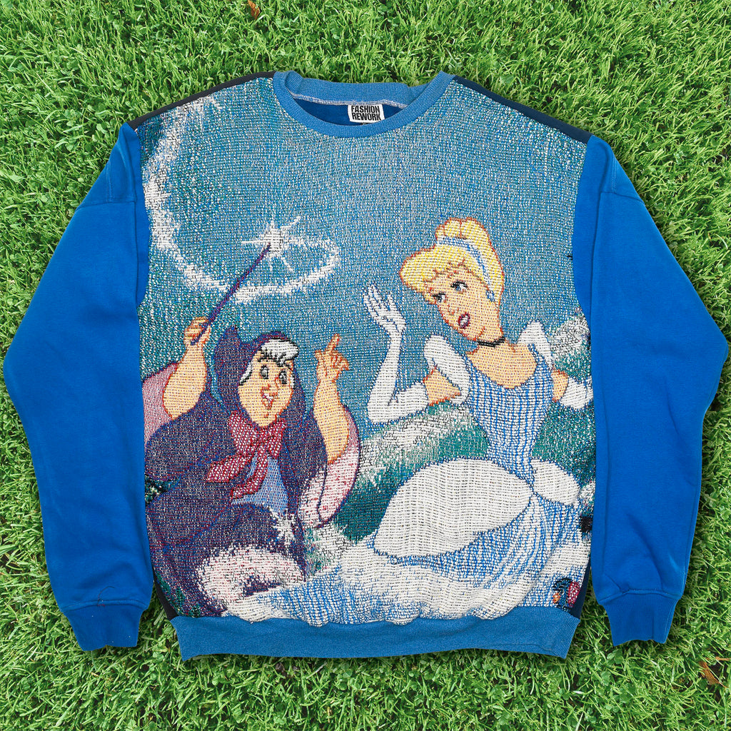 Cinderella & Fairy Godmother Tapestry Panel Pullover