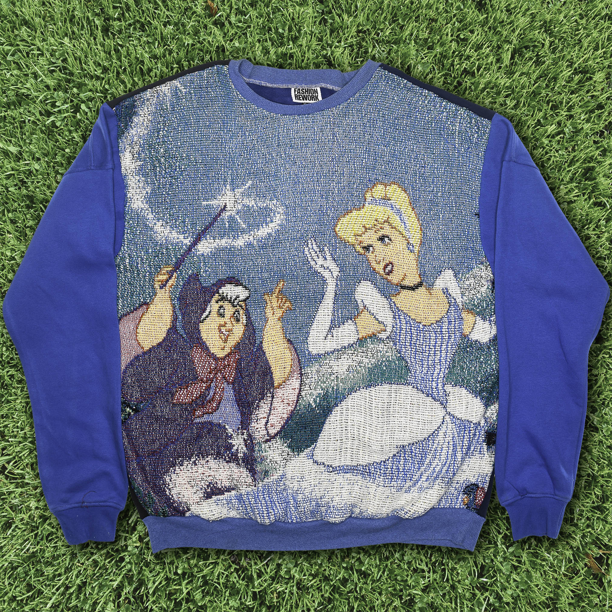 Cinderella & Fairy Godmother Tapestry Panel Pullover