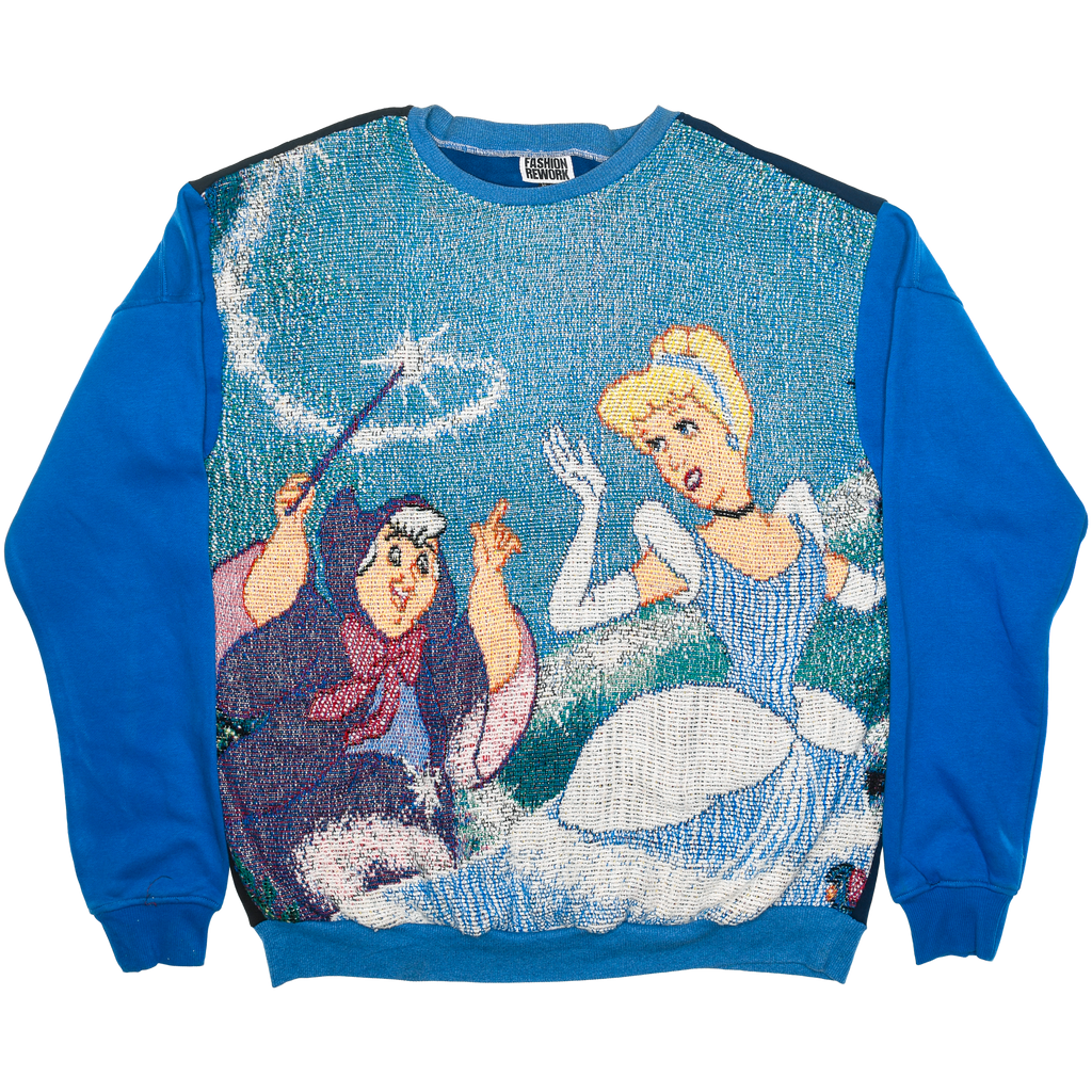 Cinderella & Fairy Godmother Full Tapestry Panel Pullover