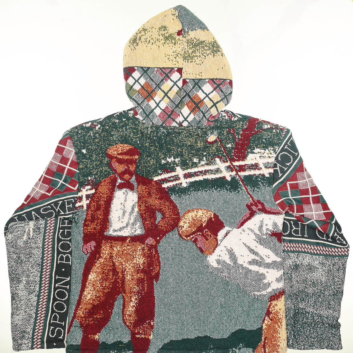Vintage Golf Argyle Double Tapestry Zip Through