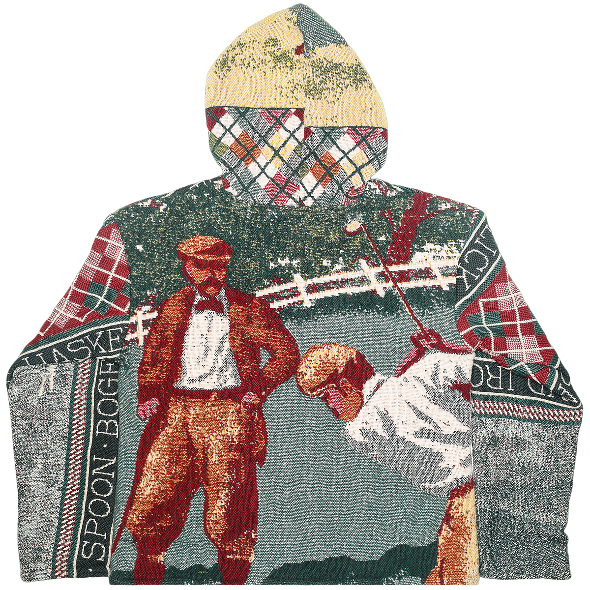 Vintage Golf Argyle Double Tapestry Zip Through