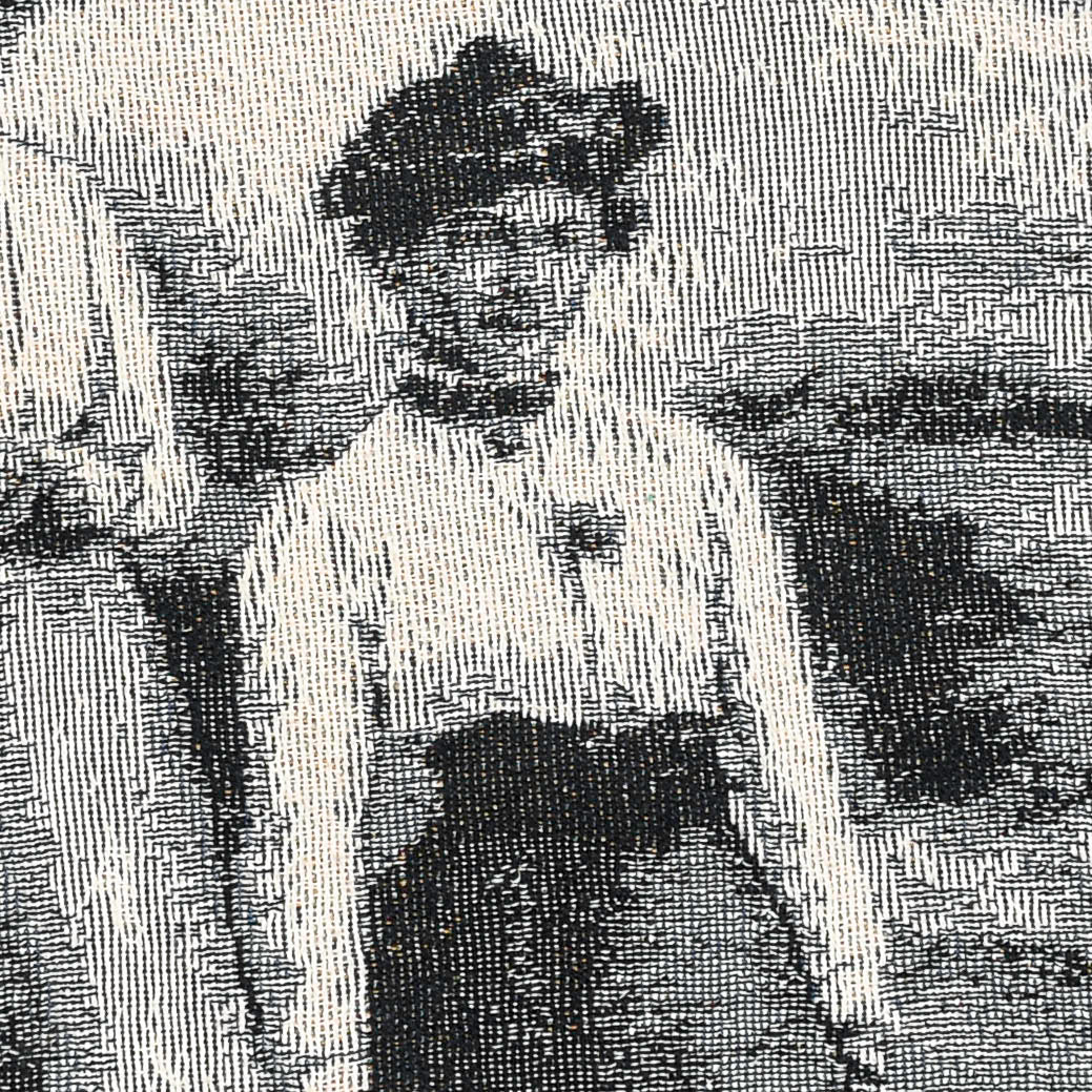 Black & White Victorian Tapestry Panel Pullover