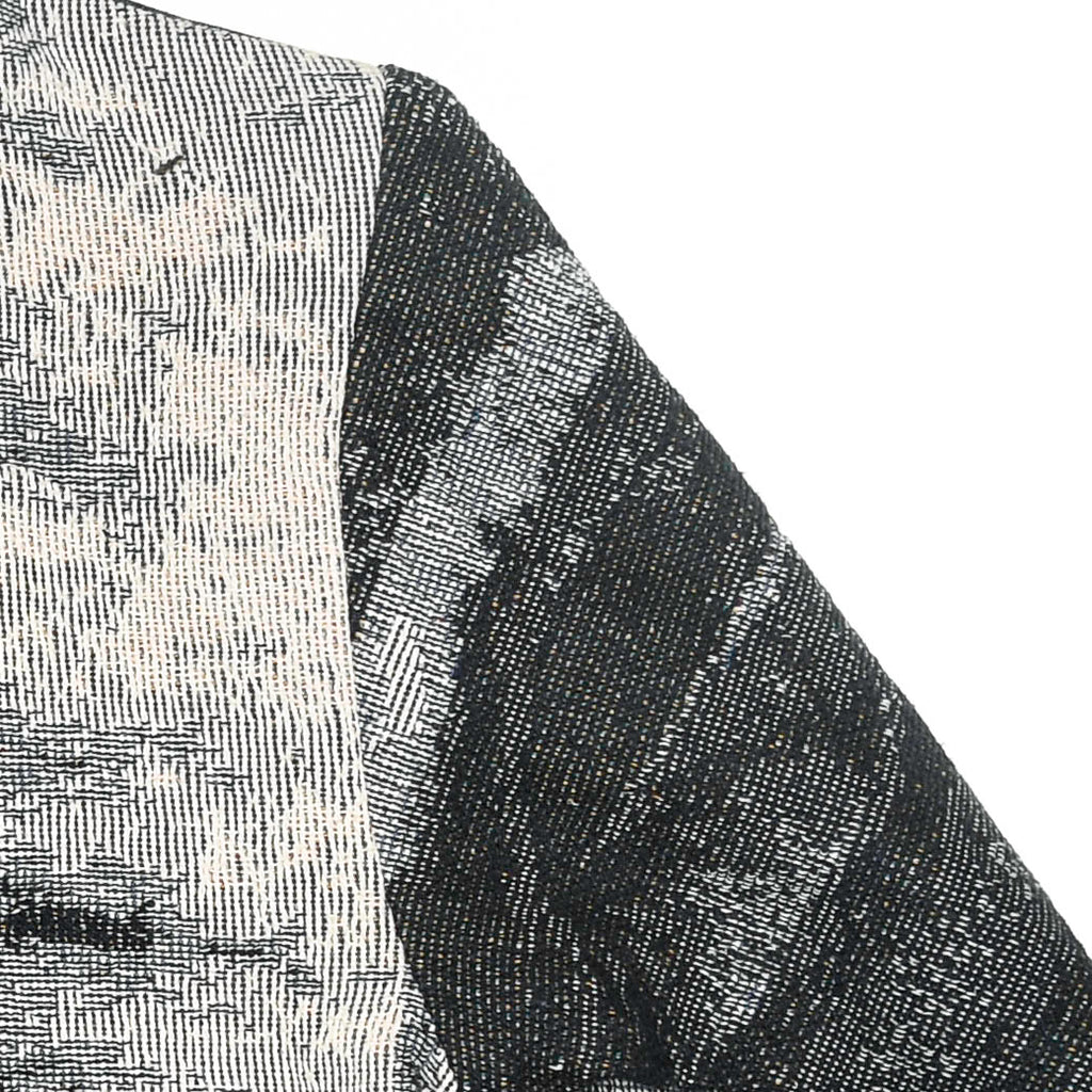 Black & White Victorian Tapestry Panel Pullover