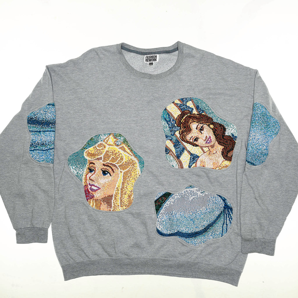 Vintage Disney Princesses Amoeba Tapestry Pullover
