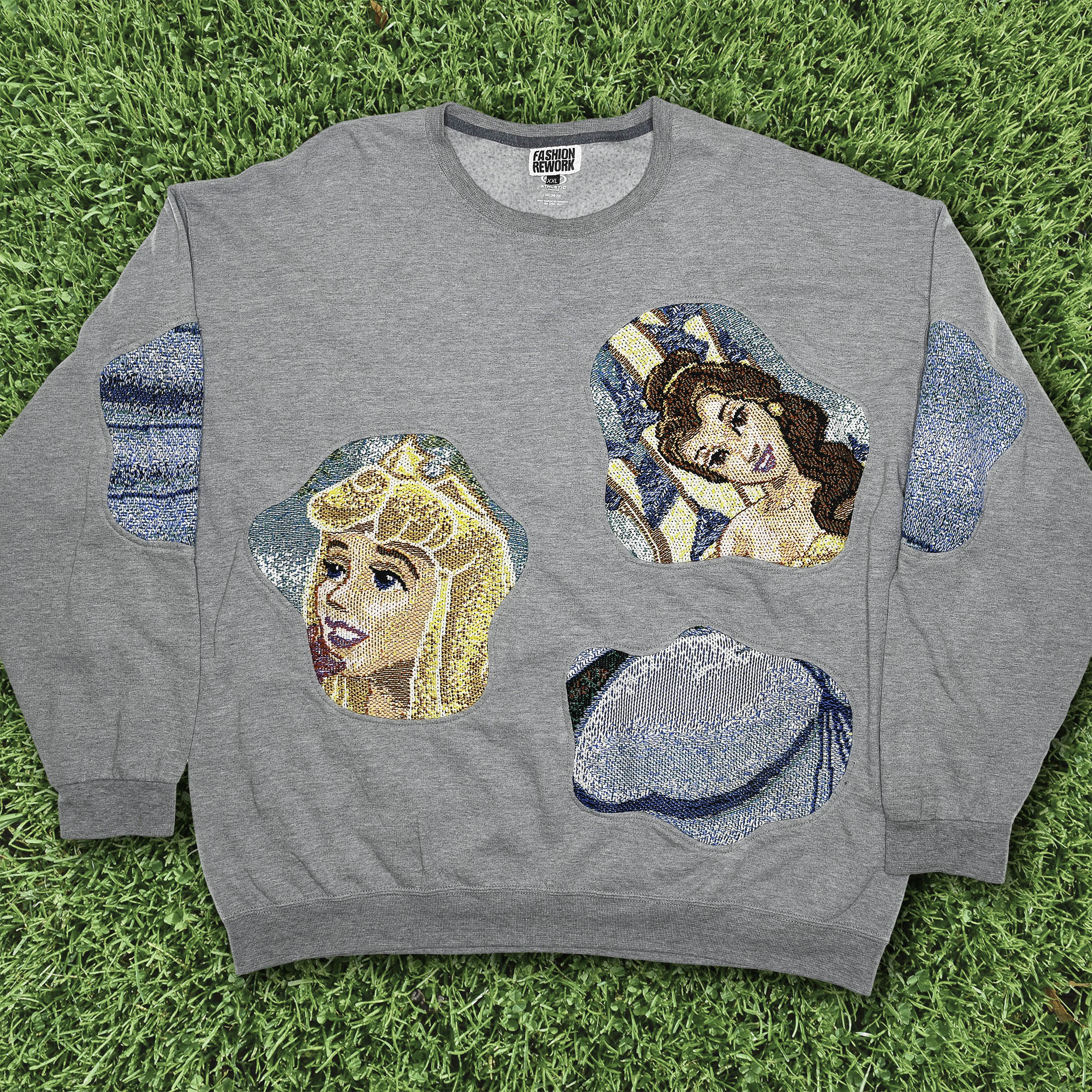 Vintage Disney Princesses Amoeba Tapestry Pullover