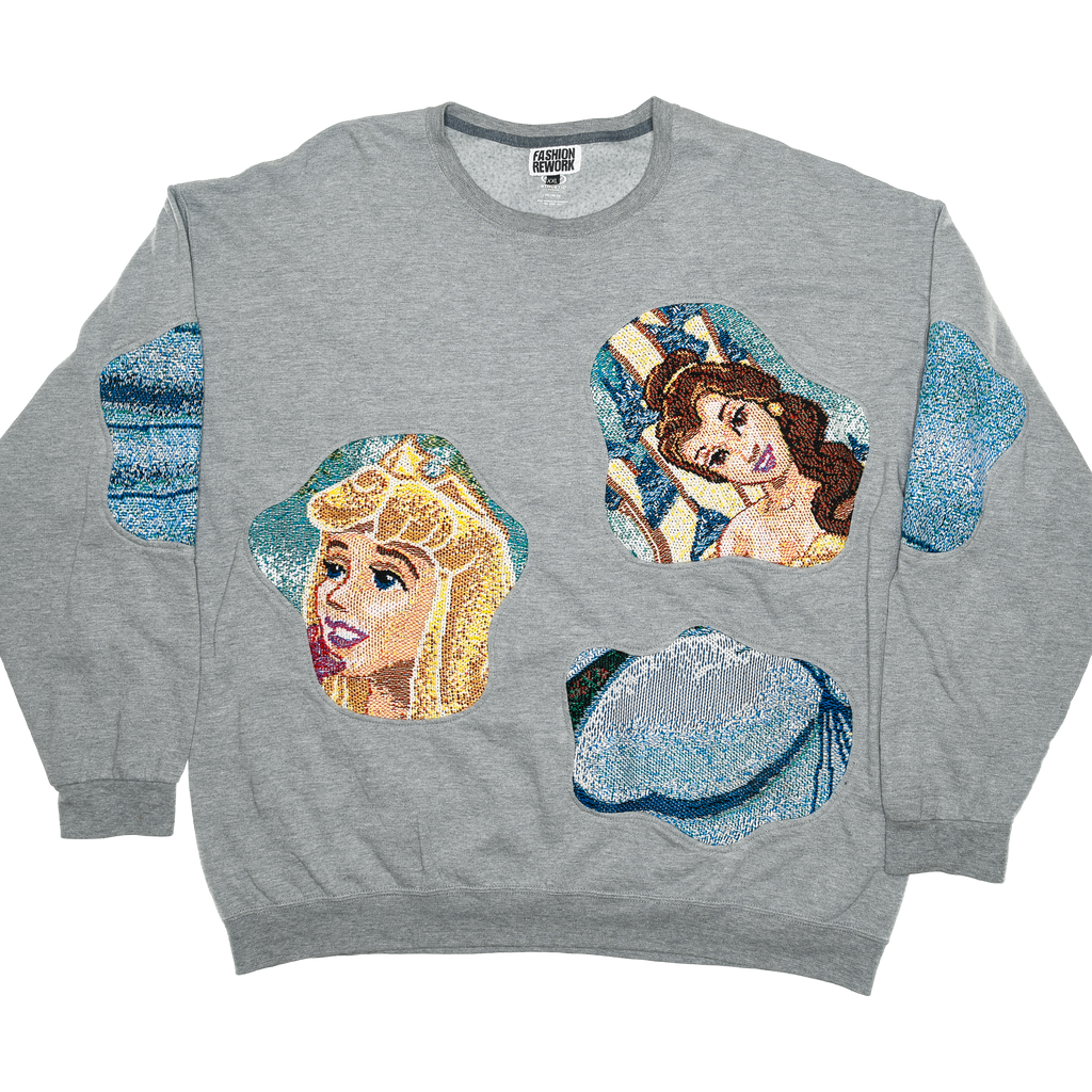 Vintage Disney Princesses Amoeba Tapestry Pullover