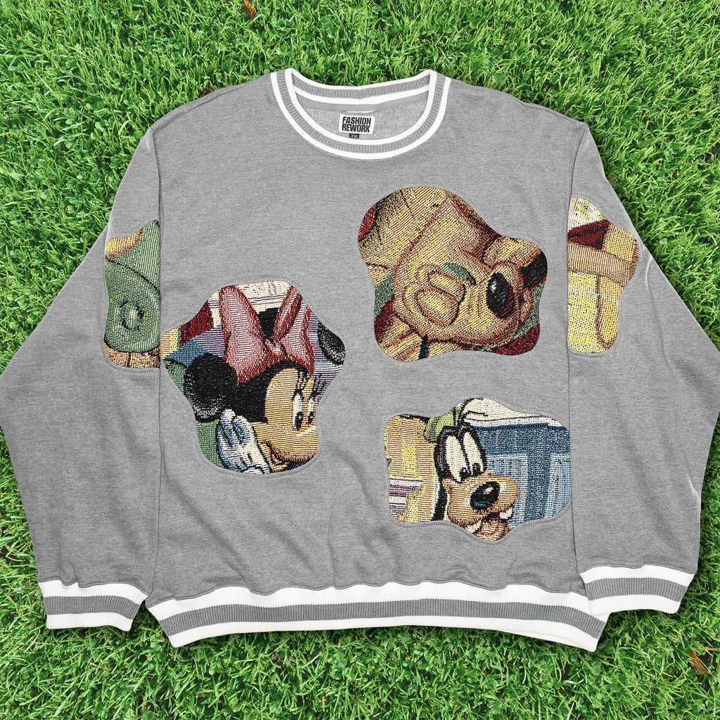 Mickey Mouse Characters Amoeba Tapestry Pullover