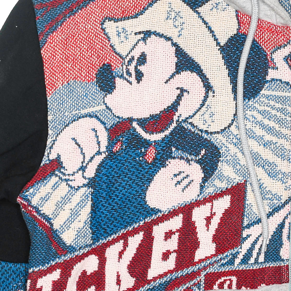 Farmer Mickey Patchwork Tapestry Zip Up