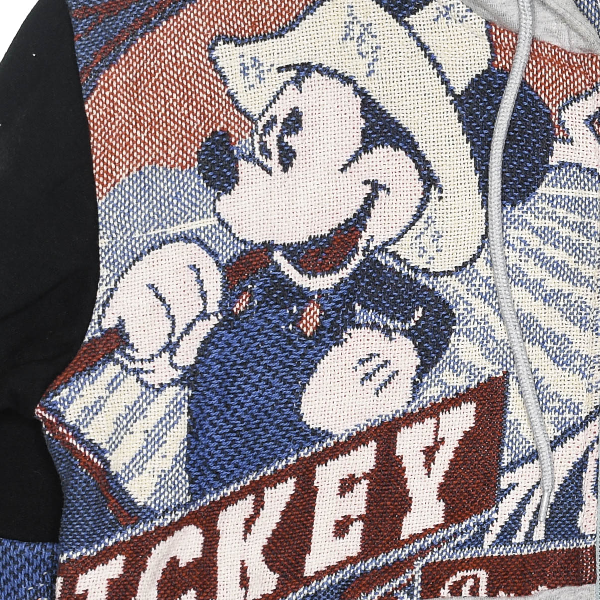 Farmer Mickey Patchwork Tapestry Zip Up