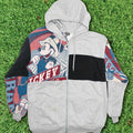 Farmer Mickey Patchwork Tapestry Zip Up