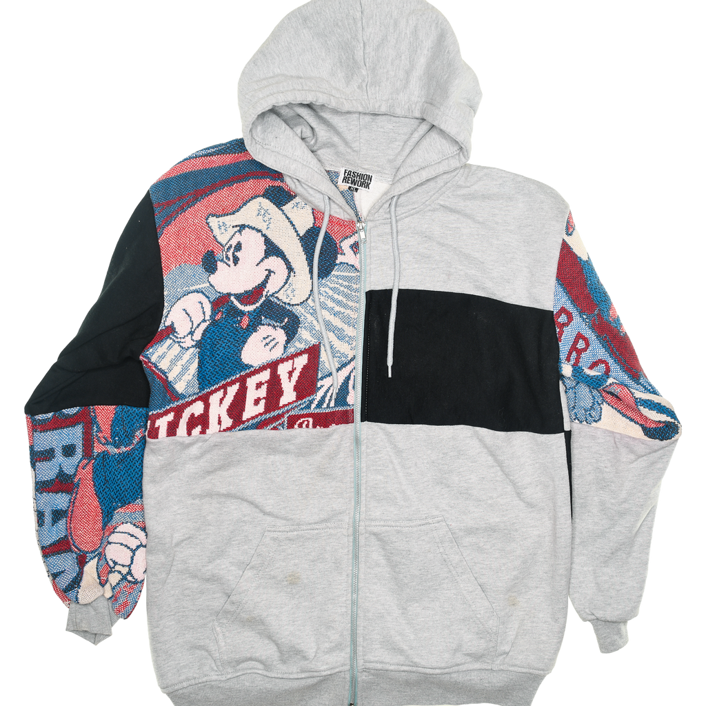 Farmer Mickey Patchwork Tapestry Zip Up