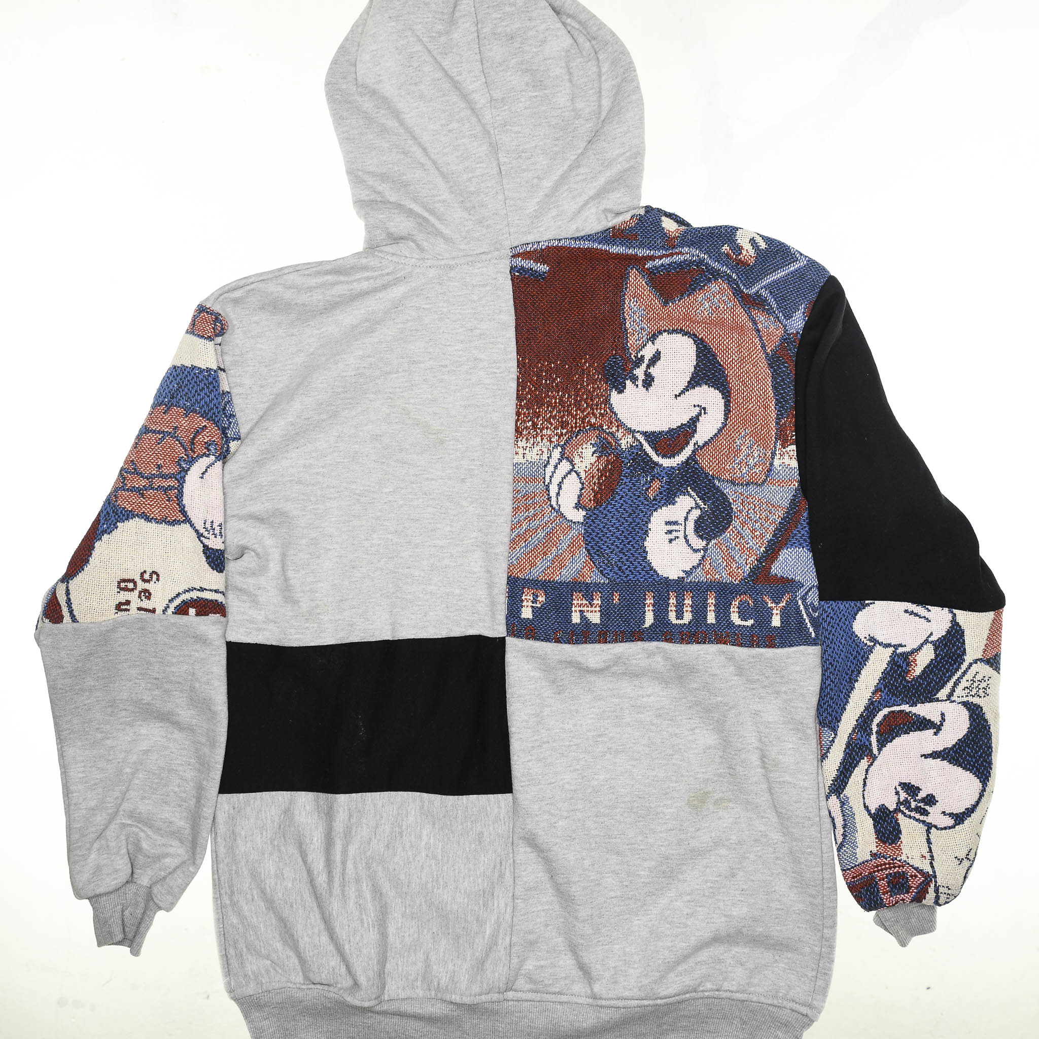 Farmer Mickey Patchwork Tapestry Zip Up