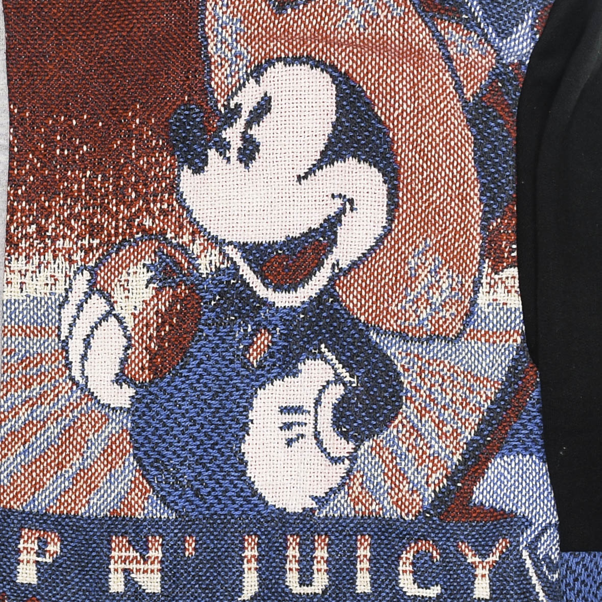 Farmer Mickey Patchwork Tapestry Zip Up