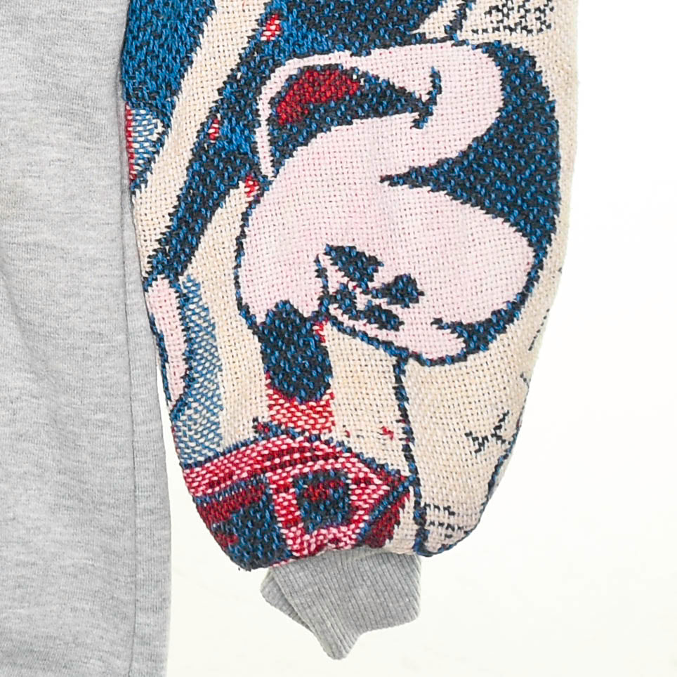 Farmer Mickey Patchwork Tapestry Zip Up