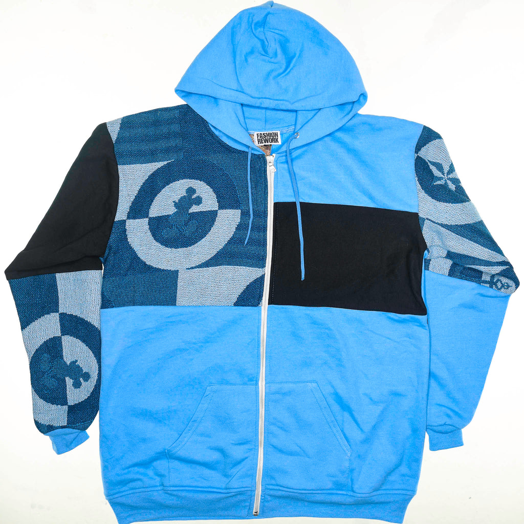Disney Patchwork Tapestry Zip Up Hoodie