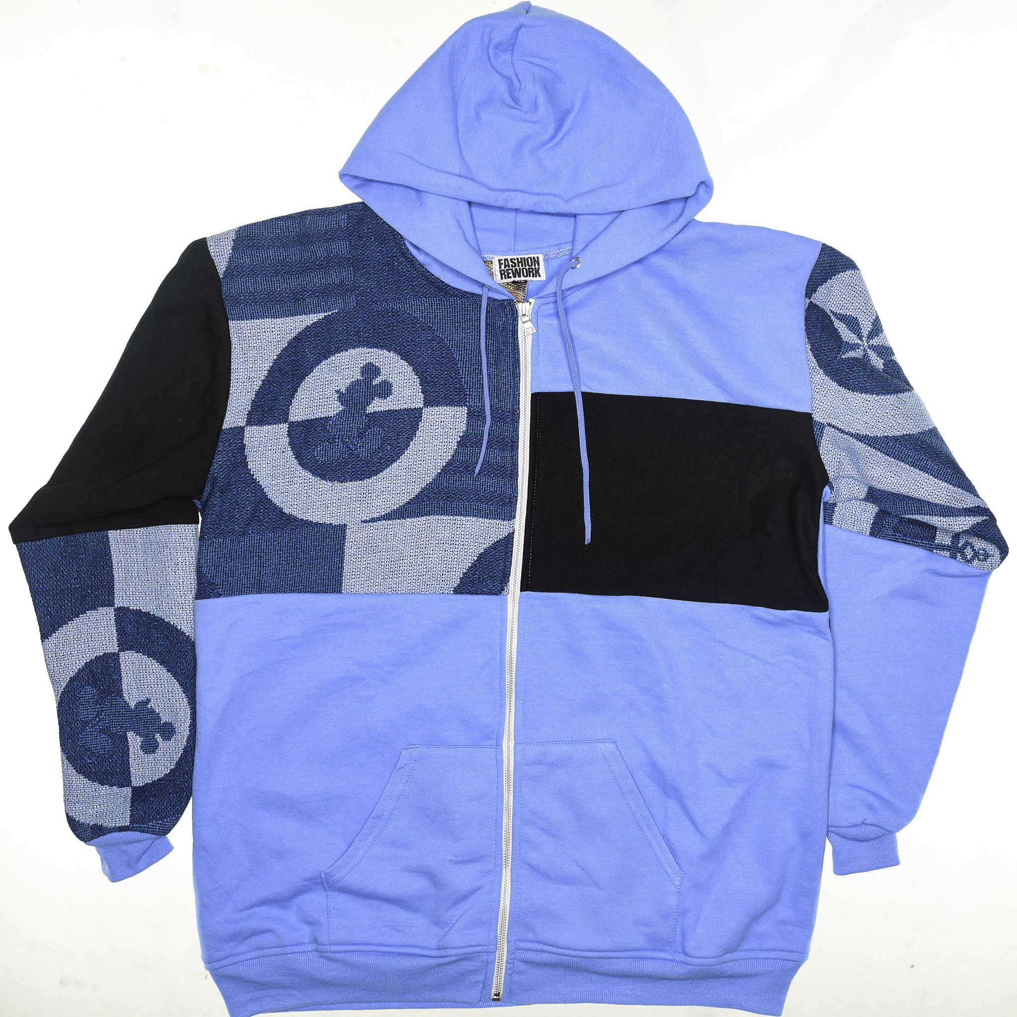 Disney Patchwork Tapestry Zip Up Hoodie