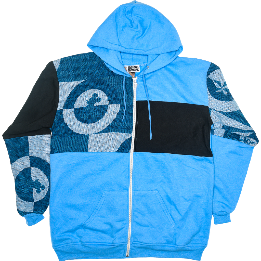 Disney Patchwork Tapestry Zip Up Hoodie
