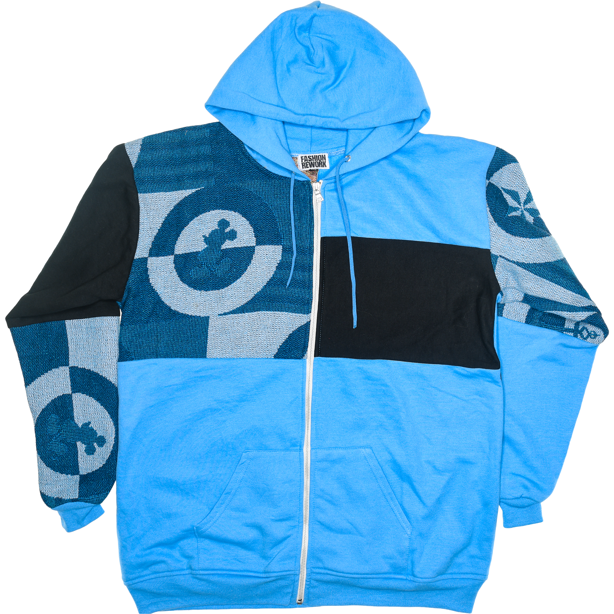 Disney Patchwork Tapestry Zip Up Hoodie
