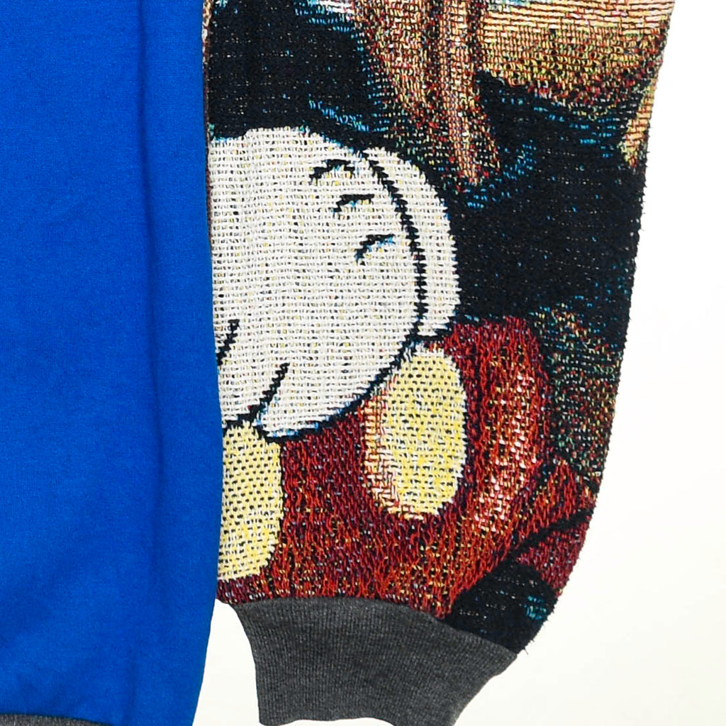 Winnie the Pooh & Mickey Mouse Full Tapestry Panel Pullover