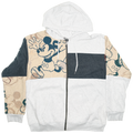Mickey Mouse Patchwork Tapestry Zip Up Hoodie