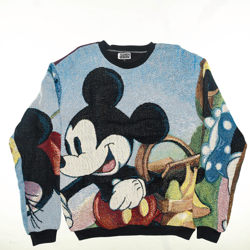 Mickey Mouse Tapestry Panel Pullover