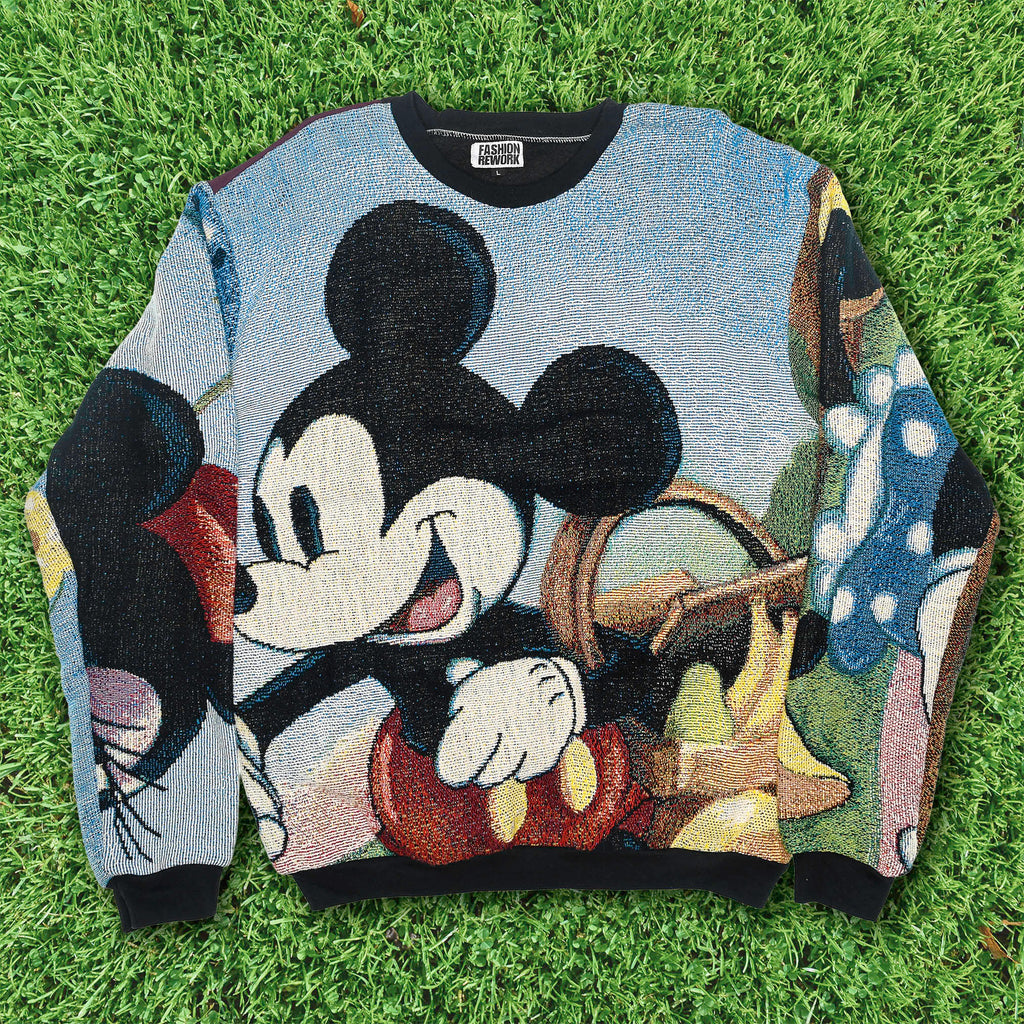Mickey Mouse Tapestry Panel Pullover